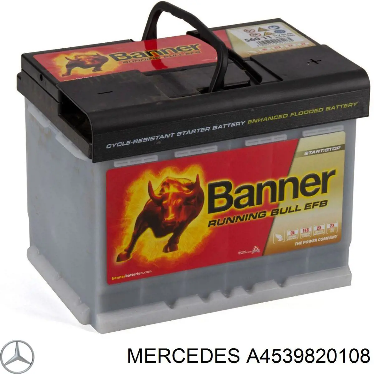 A4539820108 Mercedes batería de arranque