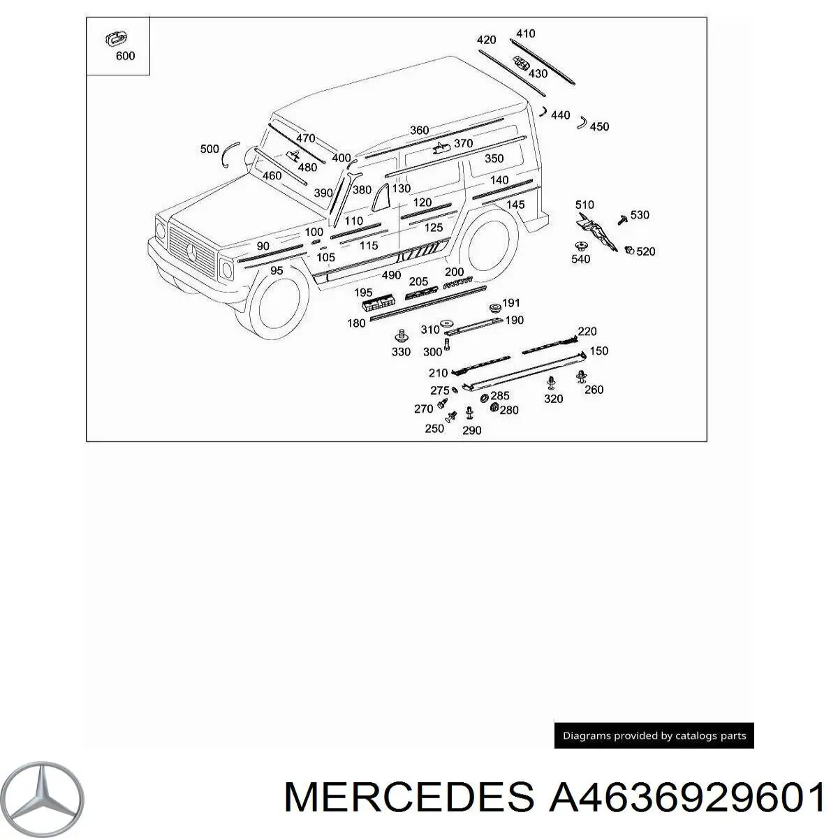 A4636929601 Mercedes 