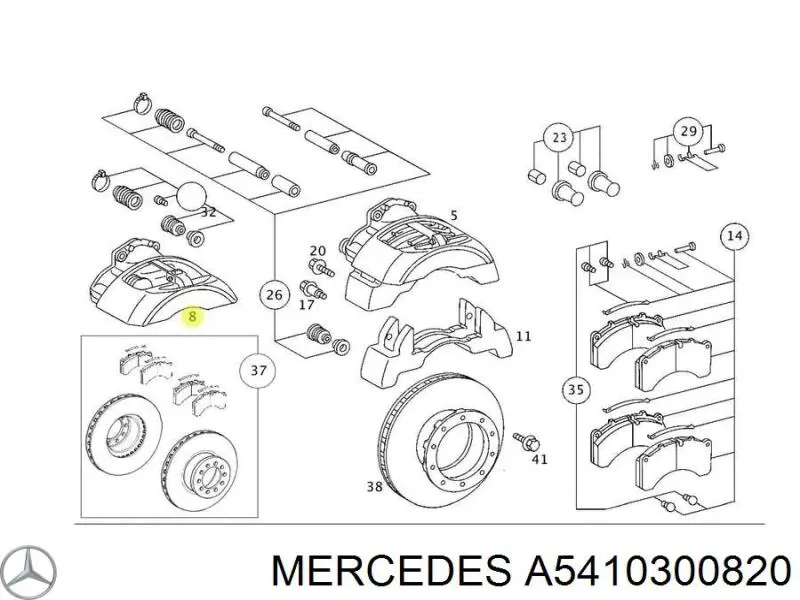 A5410300820 Mercedes 