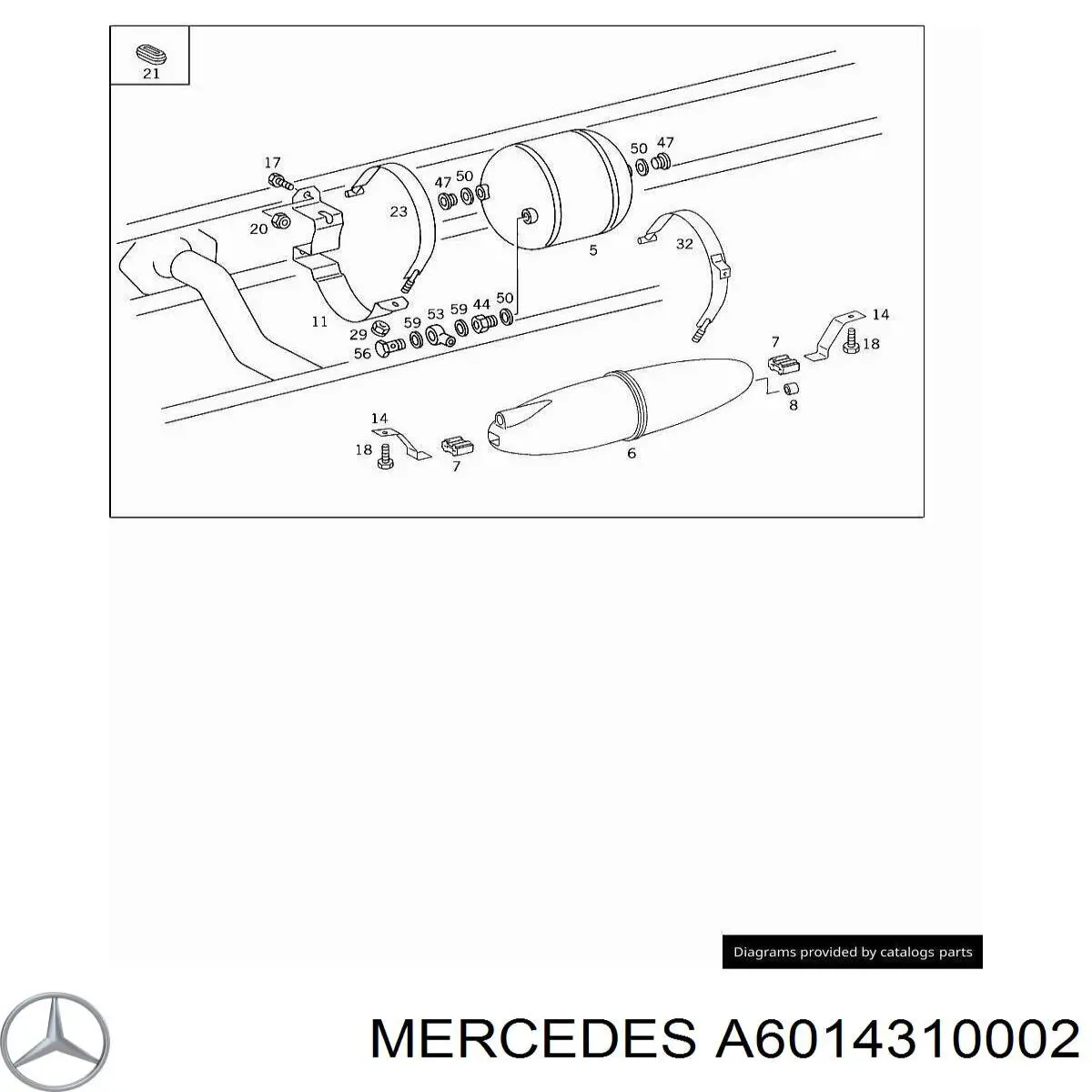 A6014310002 Mercedes 