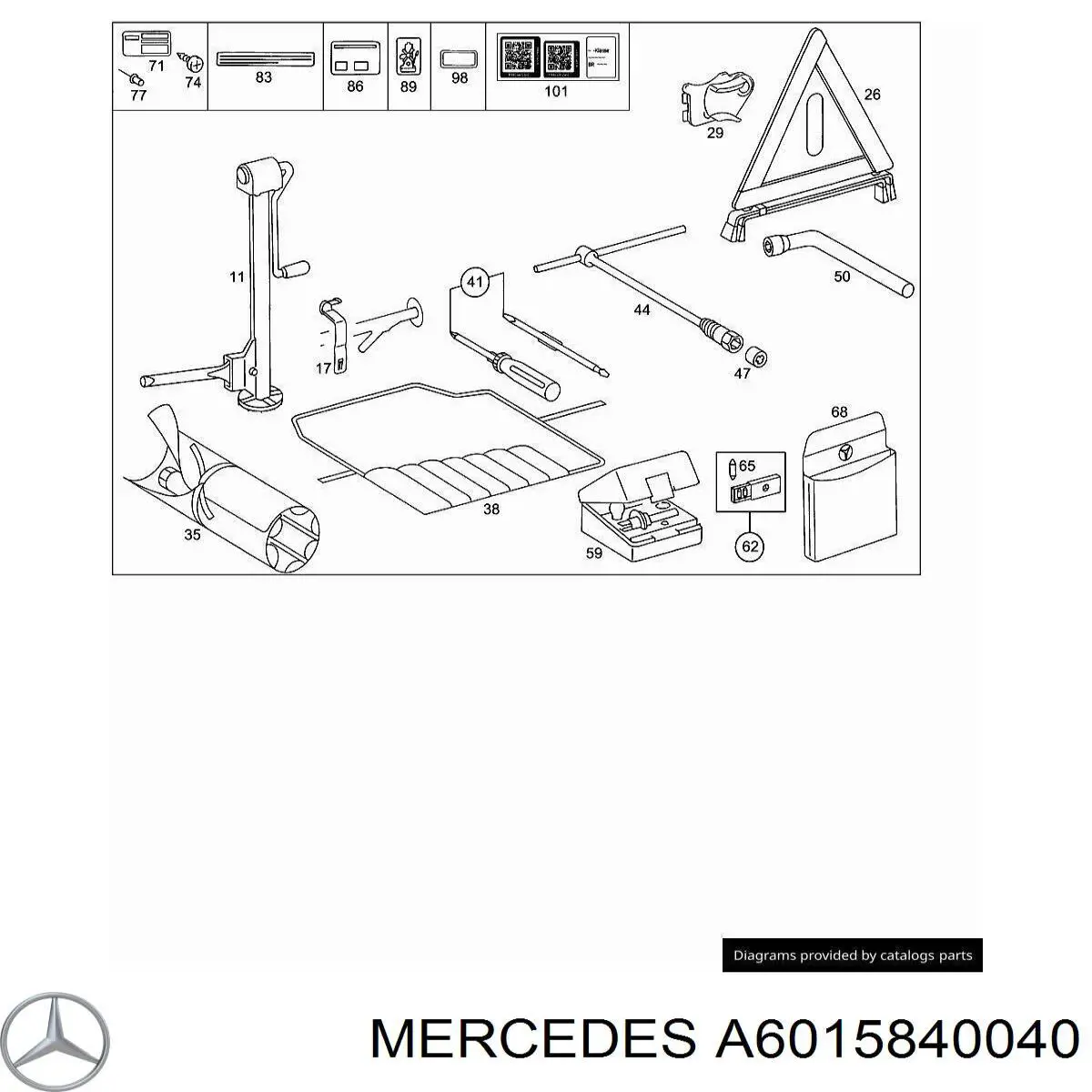 6015840040 Mercedes 