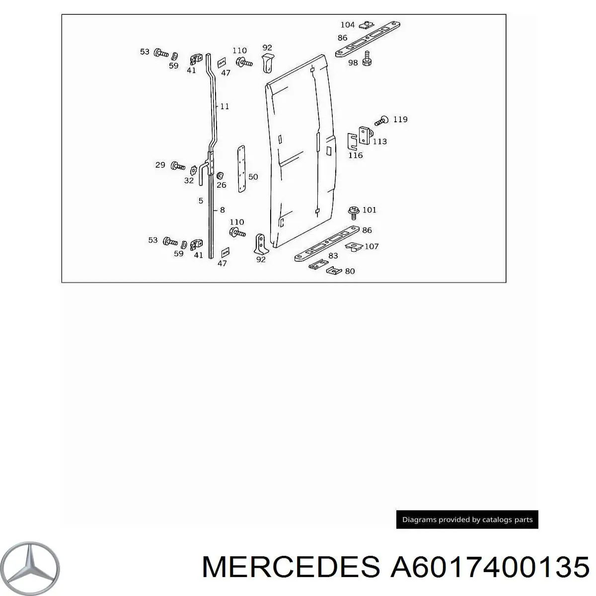 6017400135 Mercedes 