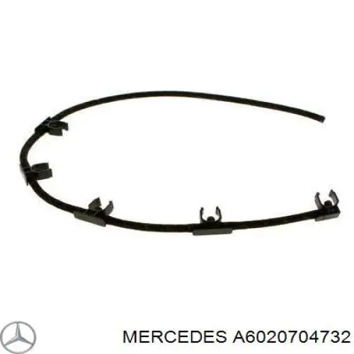 A6020704732 Mercedes tubo de combustible atras de las boquillas