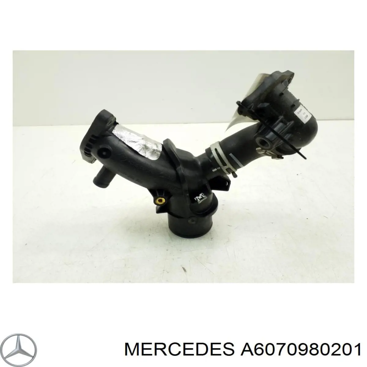 A6070980201 Mercedes tubo flexible de aire de sobrealimentación