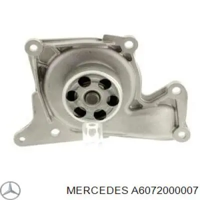 A6072000007 Mercedes bomba de agua, adicional eléctrico