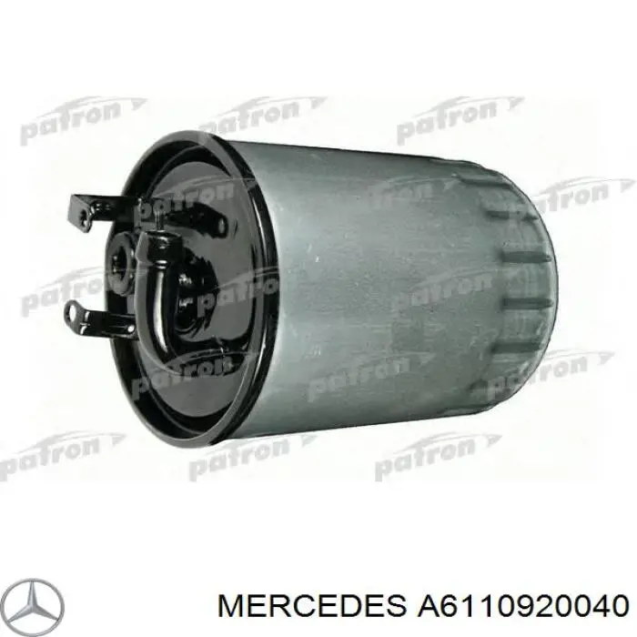 A6110920040 Mercedes abrazadera de la carcasa del filtro de combustible