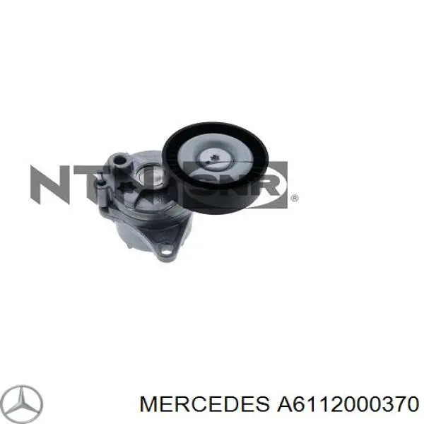 A6112000370 Mercedes tensor de correa, correa poli v