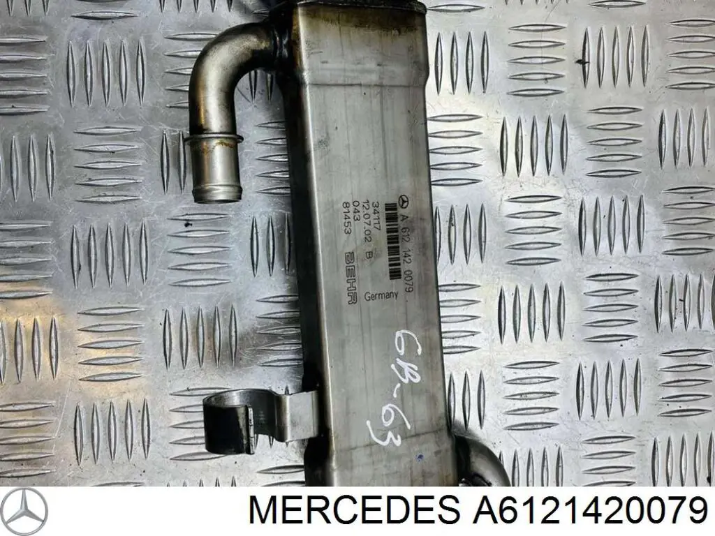  Enfriador EGR de recirculación de gases de escape para Mercedes G W463