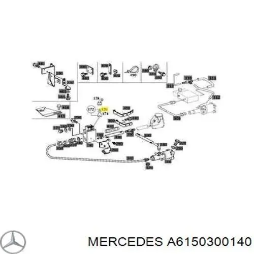 A6150300040 Mercedes 