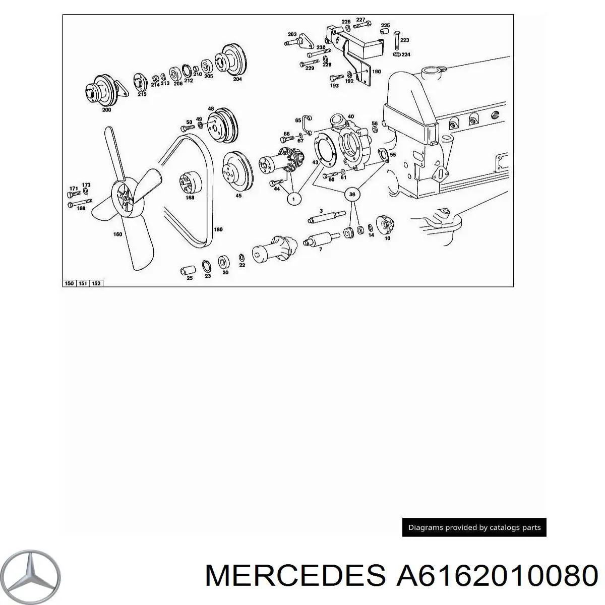 A6162010080 Mercedes 