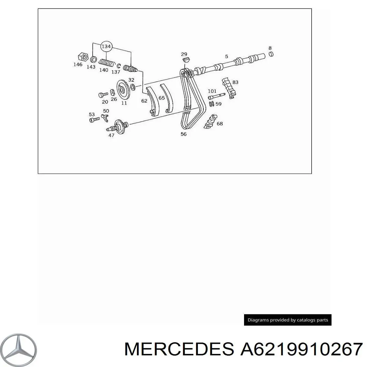 A6219910267 Mercedes 