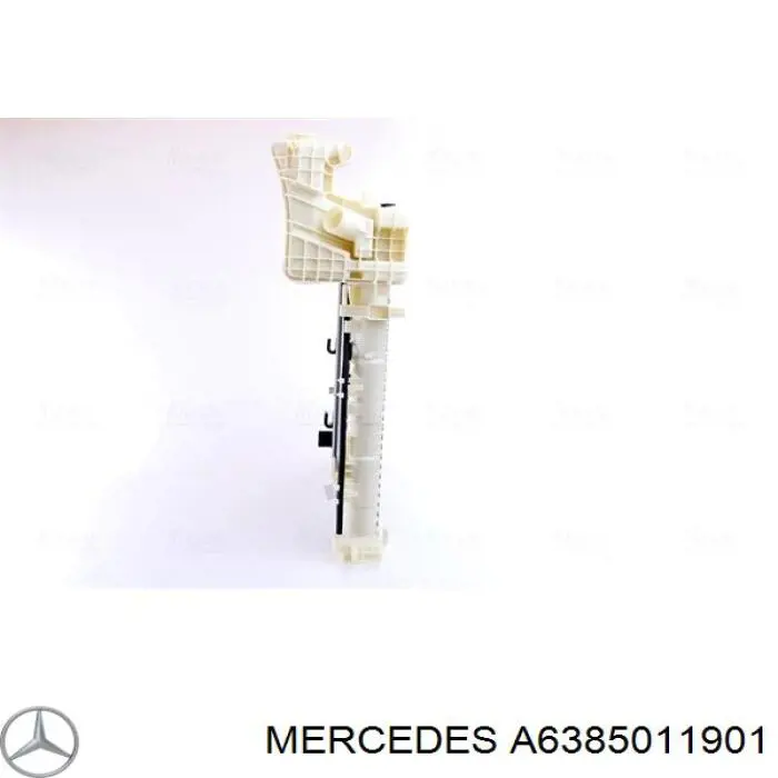 A 638 501 19 01 Mercedes radiador refrigeración del motor