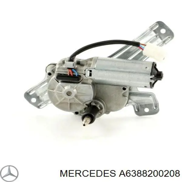 A6388200208 Mercedes motor limpiaparabrisas luna trasera