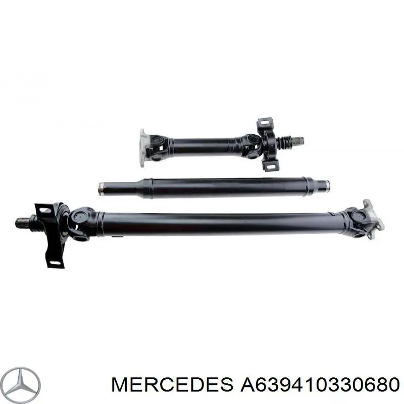 A639410330680 Mercedes árbol cardán trasero completo