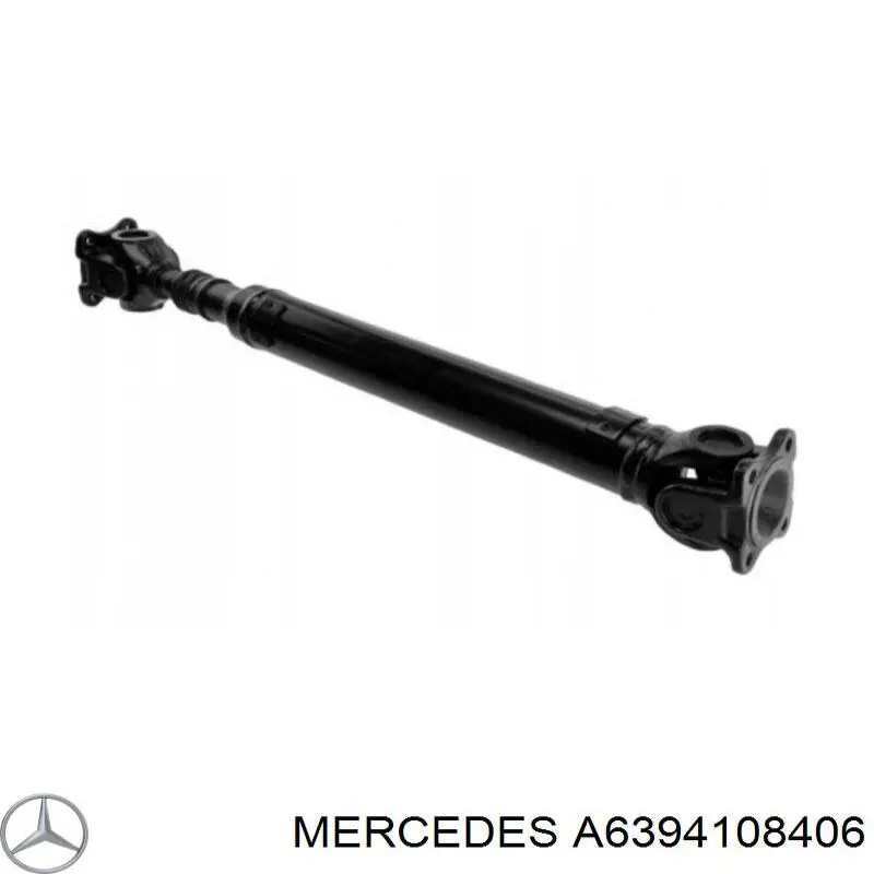 A6394108406 Mercedes árbol cardán trasero completo