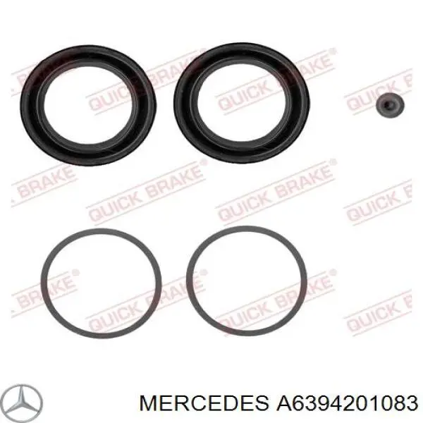 A6394201083 Mercedes pinza de freno delantera izquierda