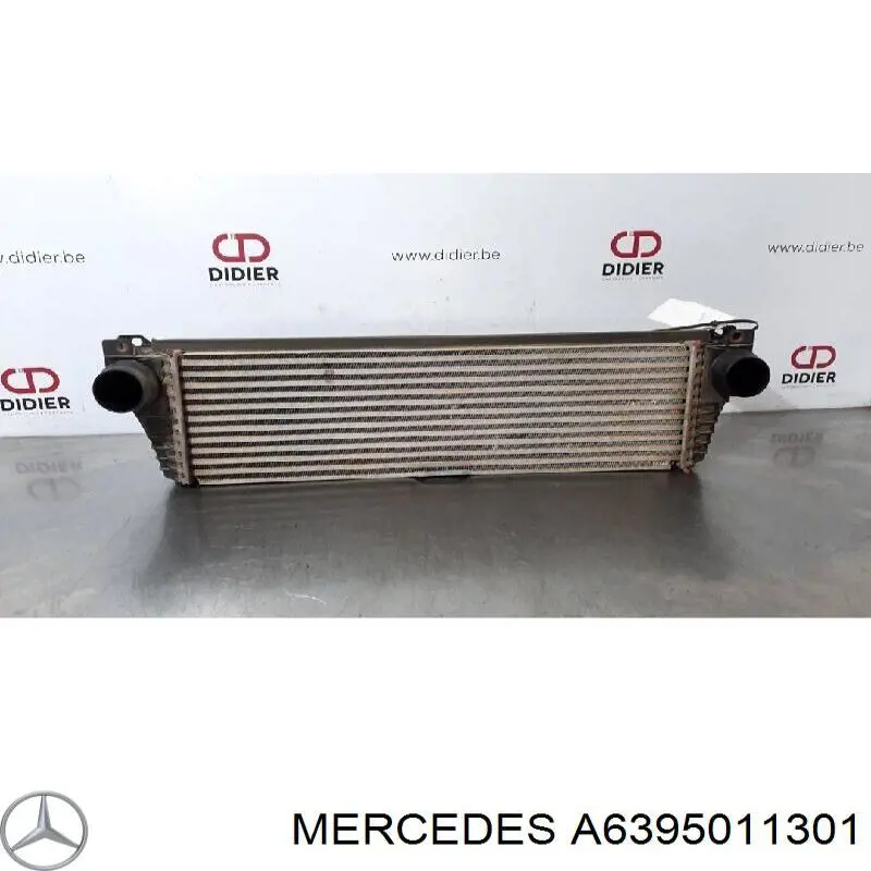 A6395011301 Mercedes radiador de aire de admisión