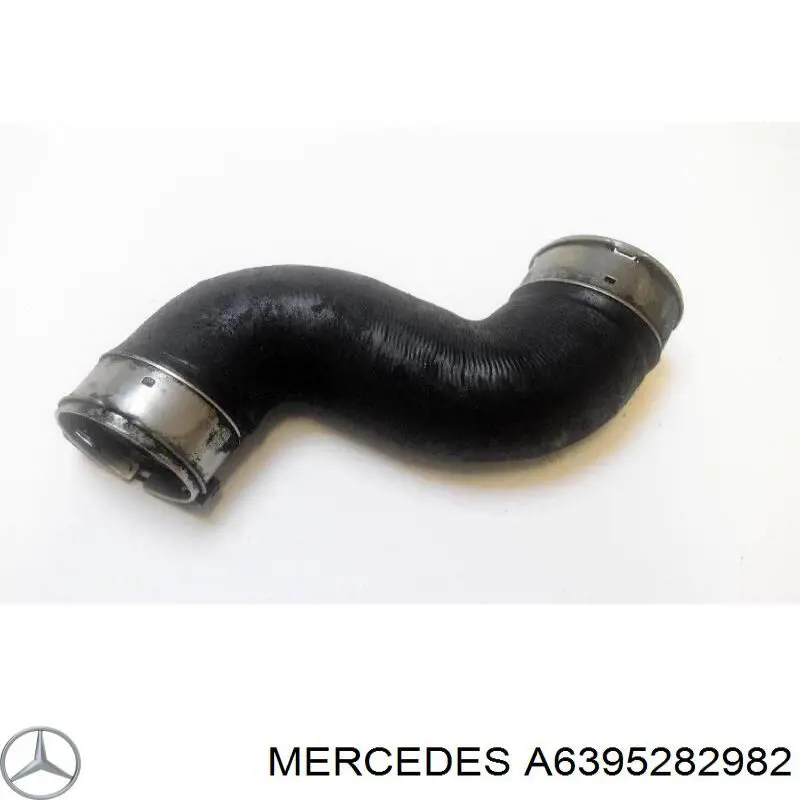 A6395282982 Mercedes tubo flexible de aire de sobrealimentación izquierdo