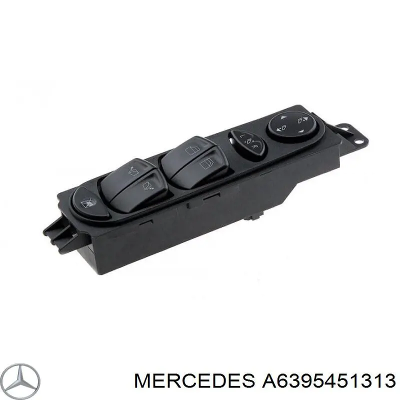 A6395451313 Mercedes unidad de control elevalunas delantera izquierda