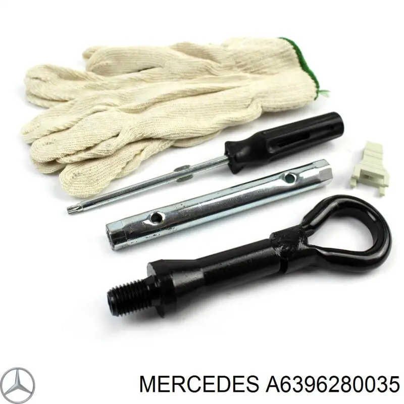 A6396280035 Mercedes gancho de remolque