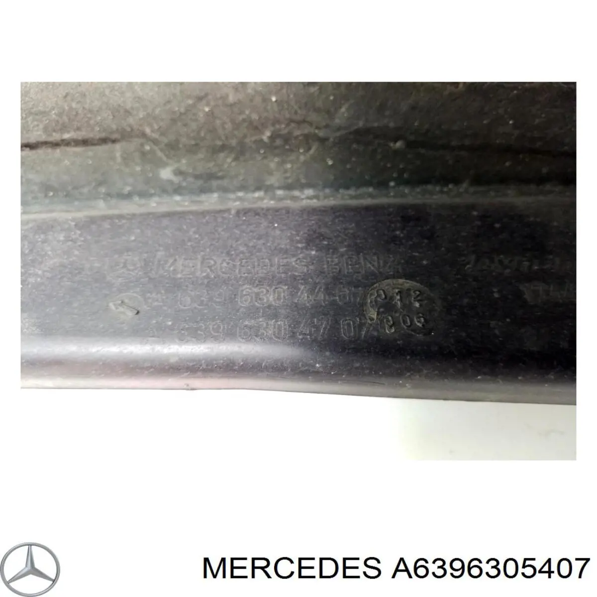 A6396305407 Mercedes guardabarros delantero derecho