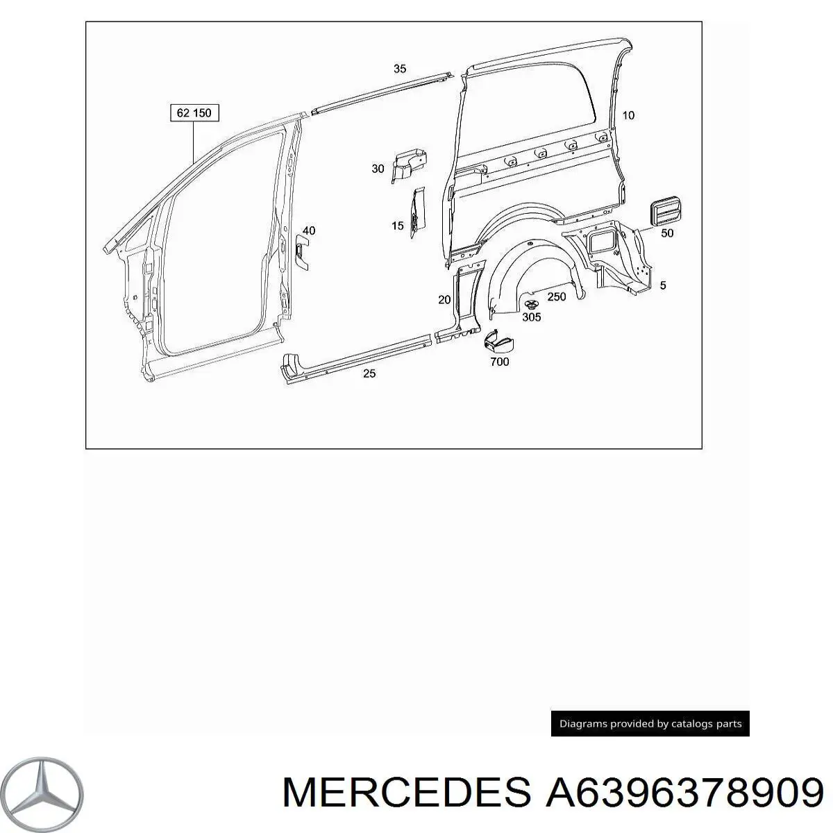 A6396378909 Mercedes 