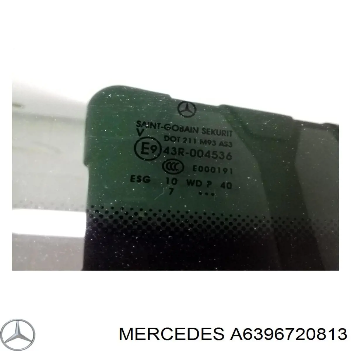  Ventanilla costado superior izquierda (lado maletero) para Mercedes Vito 639