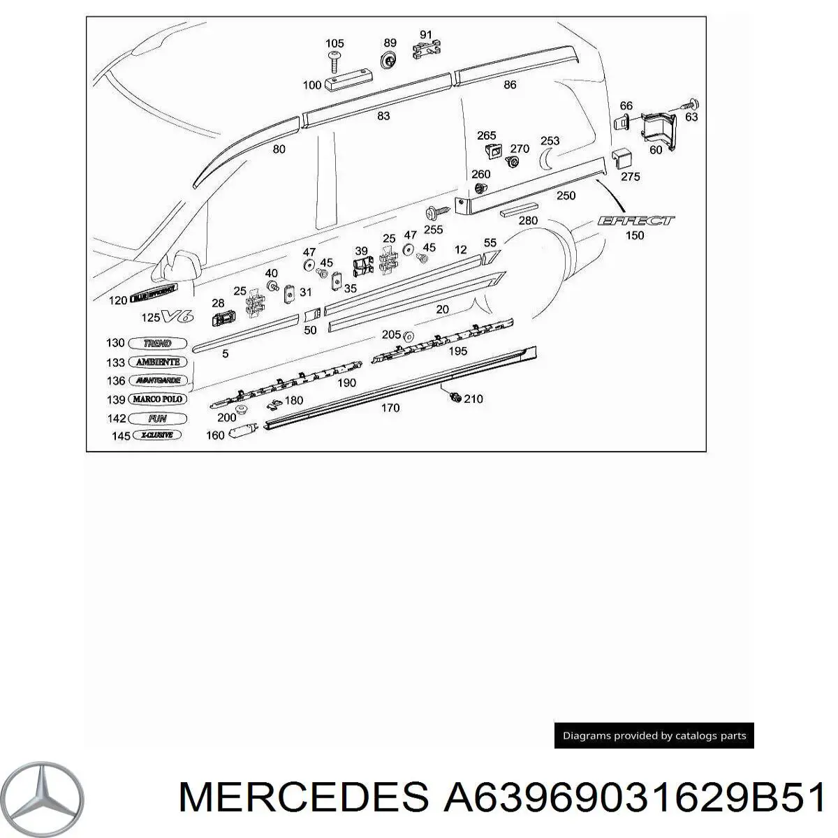 A63969031629B51 Mercedes 