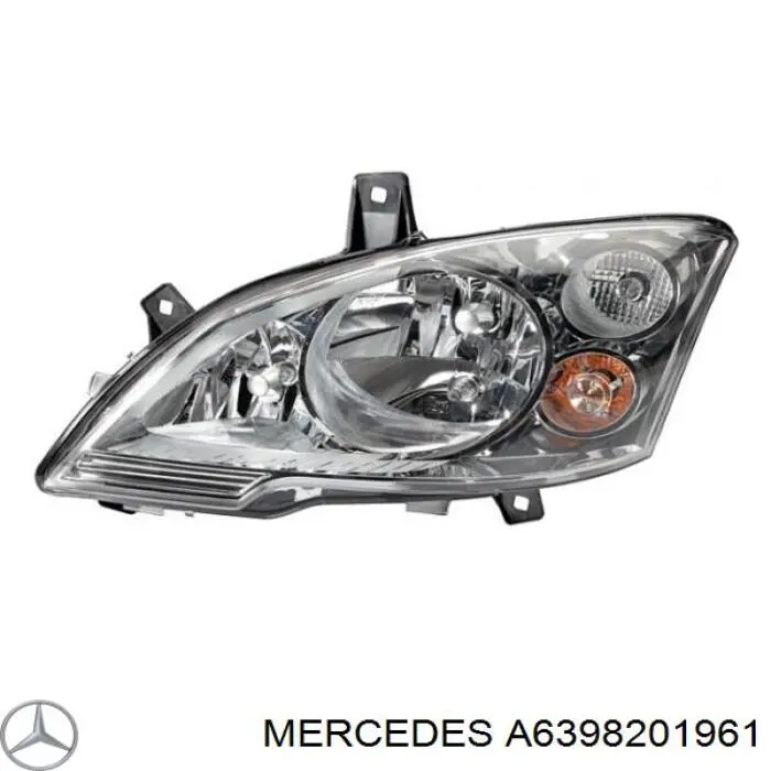 A6398201961 Mercedes faro derecho