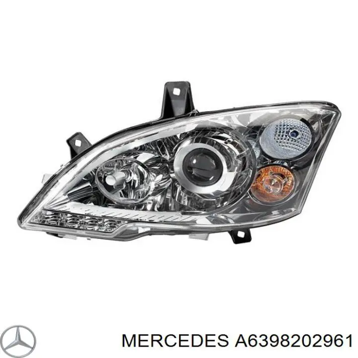 A6398202961 Mercedes faro derecho