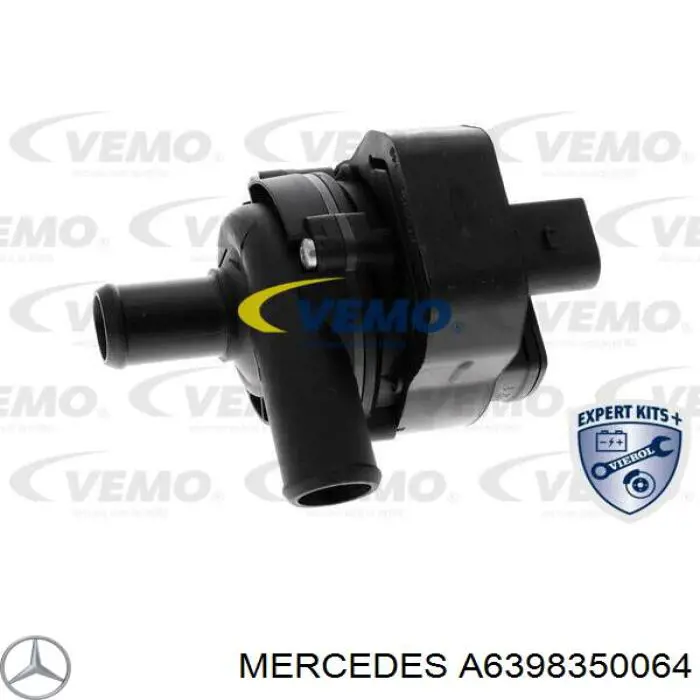 A6398350064 Mercedes bomba de agua, adicional eléctrico