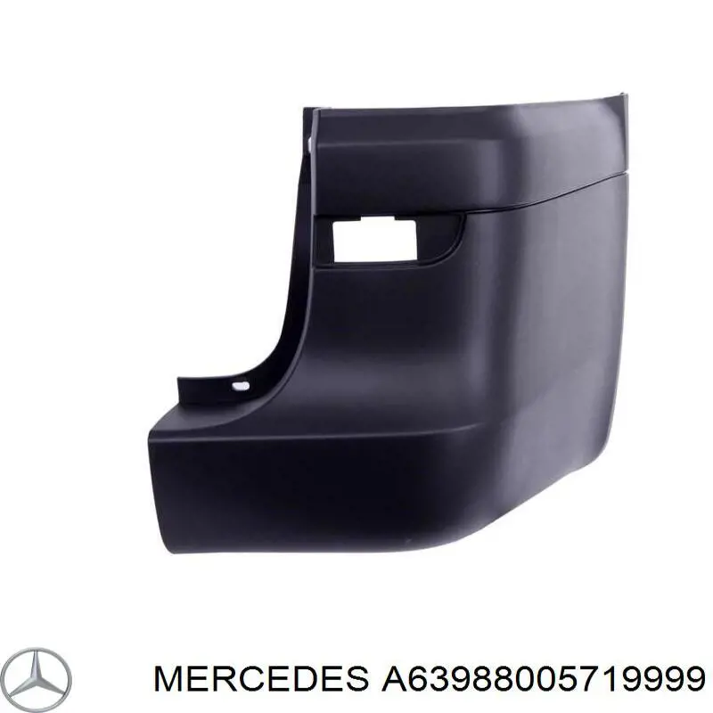 A63988005719999 Mercedes parachoques trasero