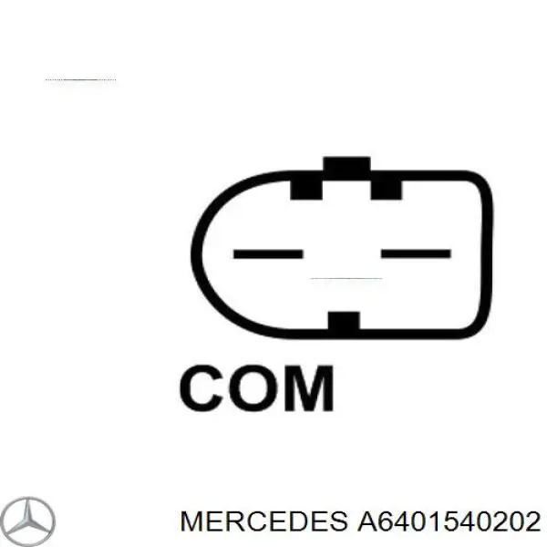 A6401540202 Mercedes alternador