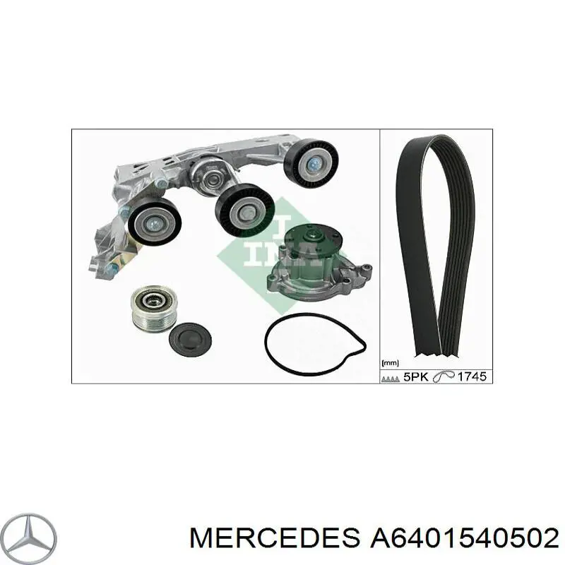 A6401540502 Mercedes alternador