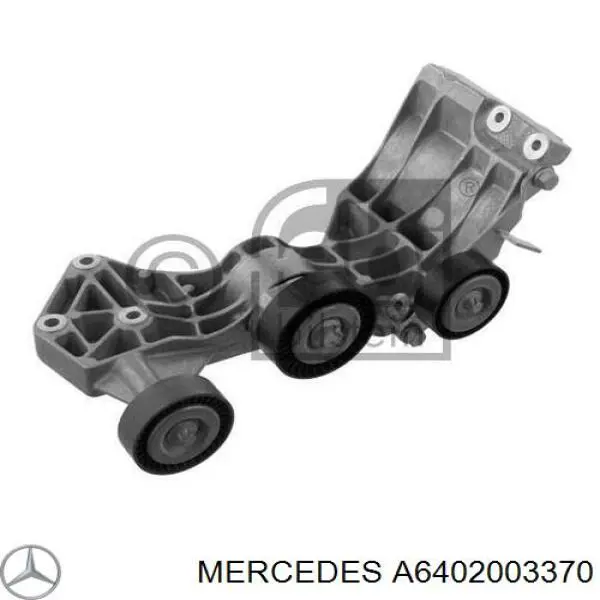 A6402003370 Mercedes tensor de correa, correa poli v