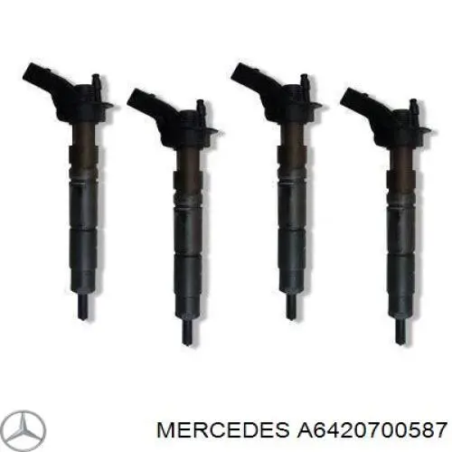 A6420700587 Mercedes inyector de combustible