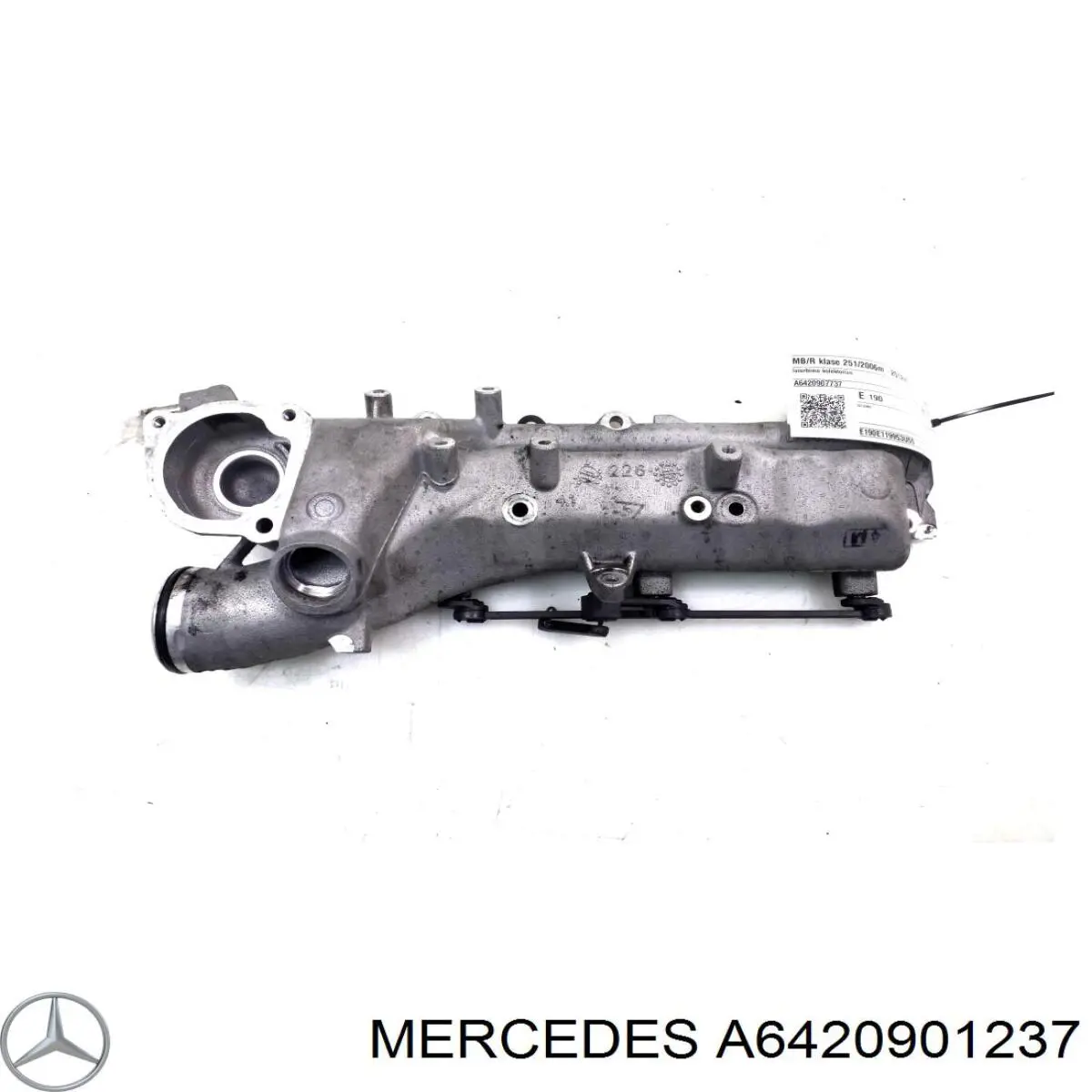 A6420901237 Mercedes colector de admisión derecho