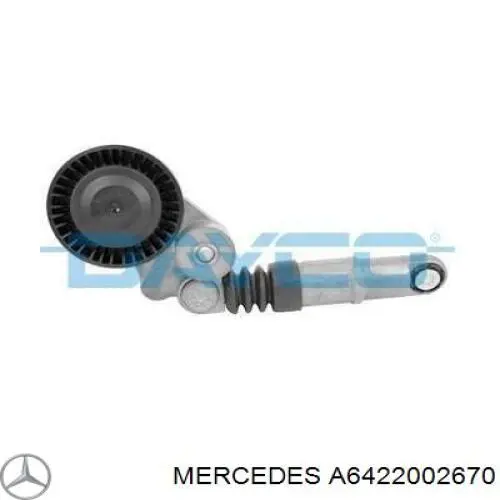 A6422002670 Mercedes tensor de correa, correa poli v