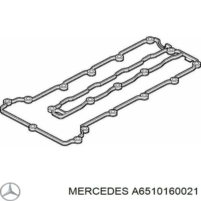 A6510160021 Mercedes junta de la tapa de válvulas del motor