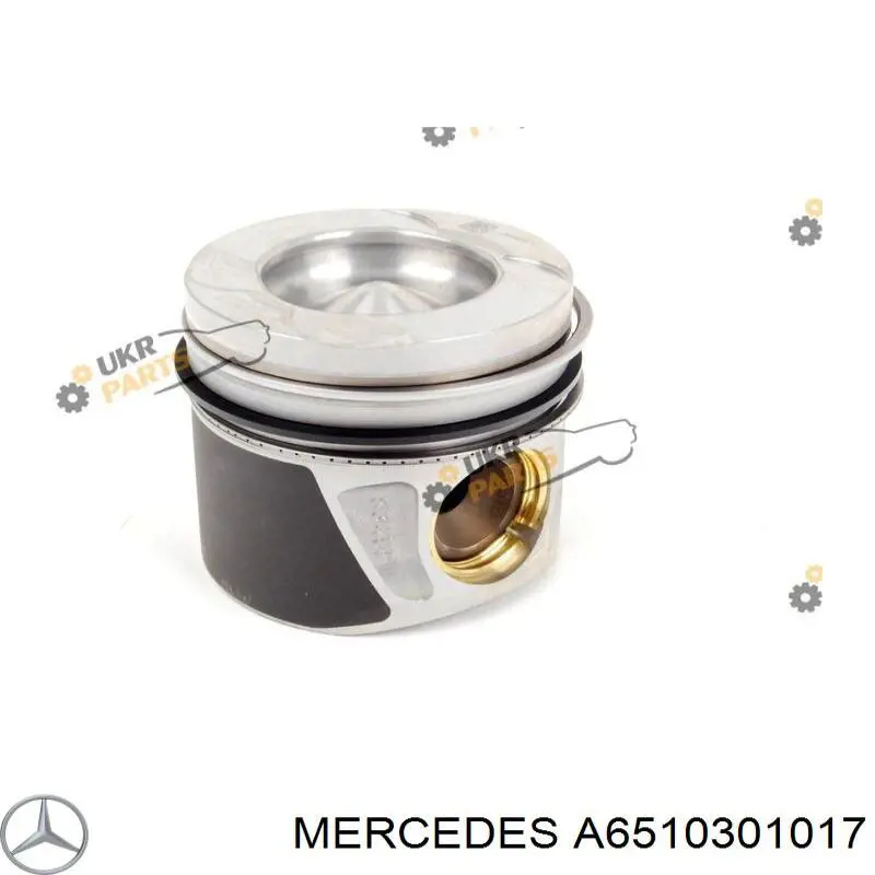 A6510301017 Mercedes pistón completo para 1 cilindro, std