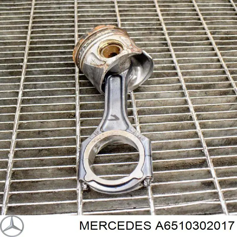 A6510302017 Mercedes pistón completo para 1 cilindro, std