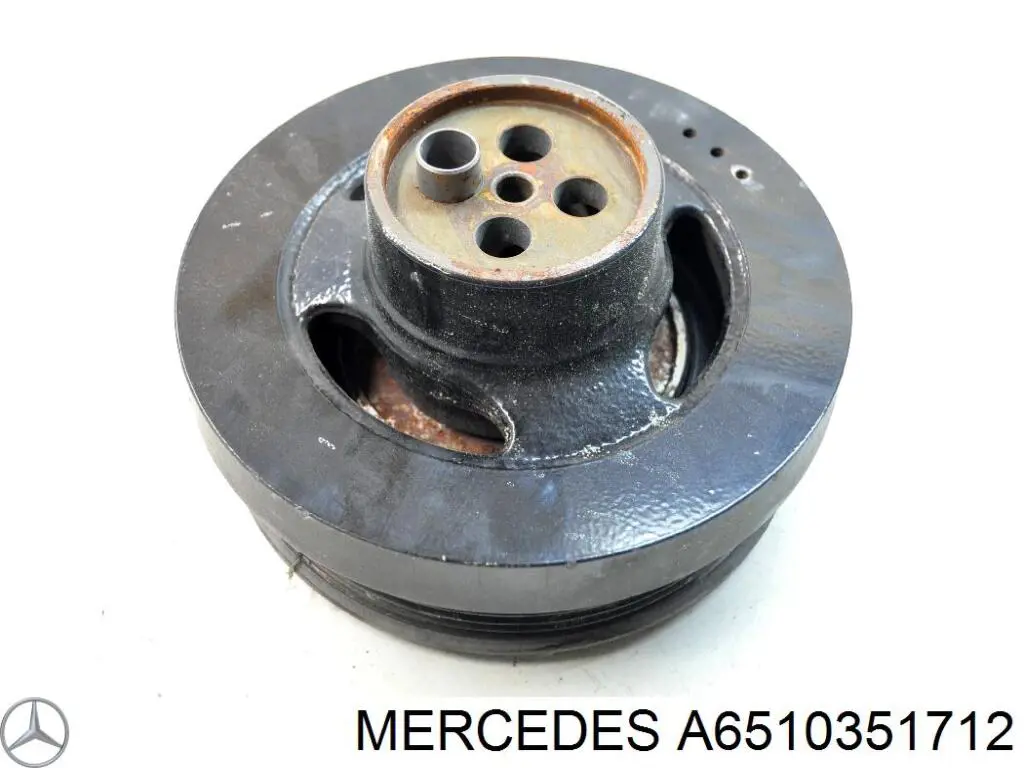 A6510351712 Mercedes polea, cigüeñal