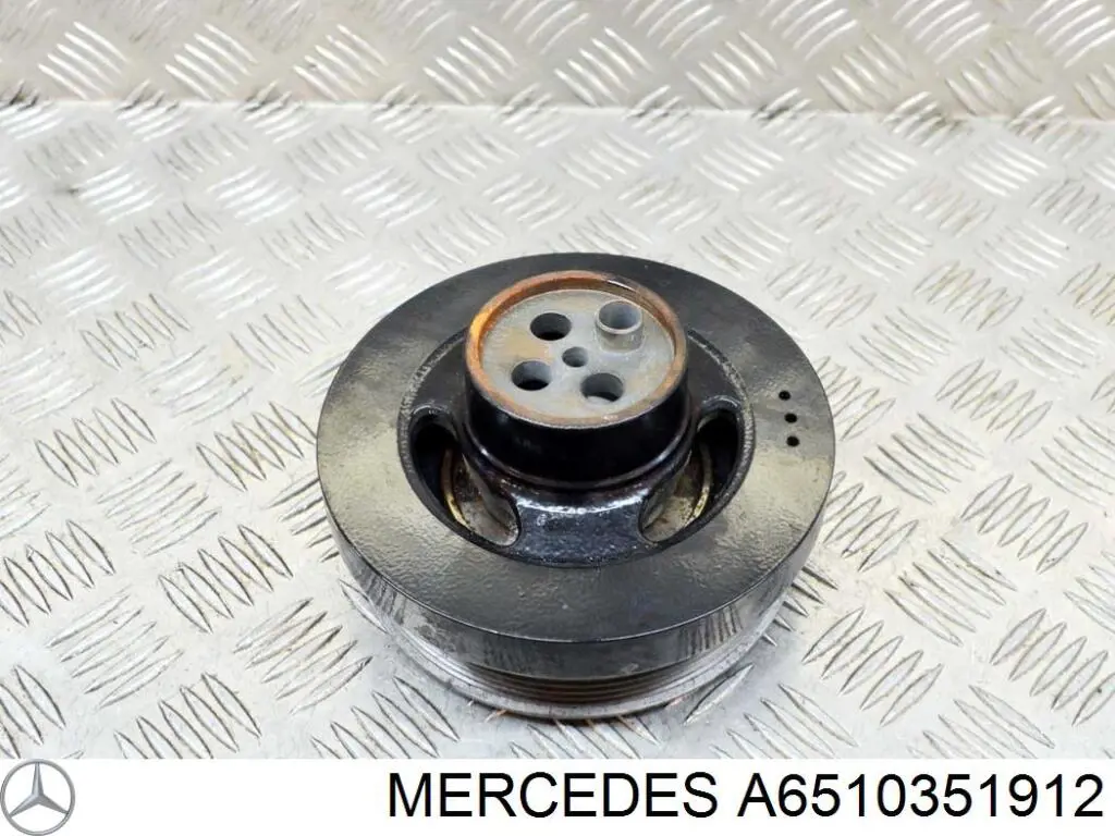 A6510351912 Mercedes polea, cigüeñal