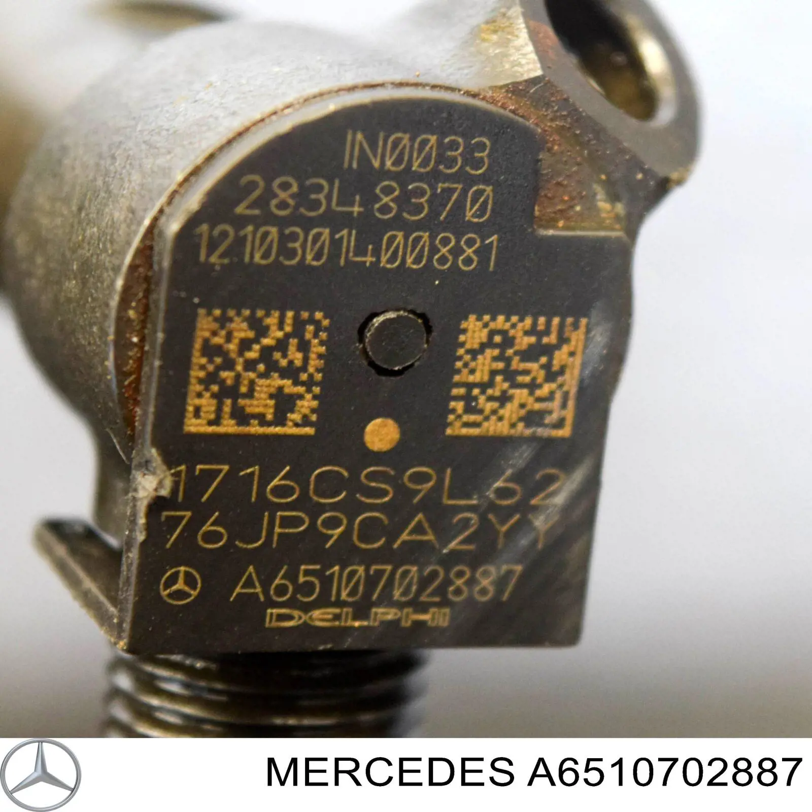 A6510702887 Mercedes inyector de combustible