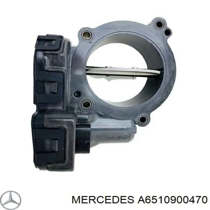 A6510900470 Mercedes cuerpo de mariposa completo