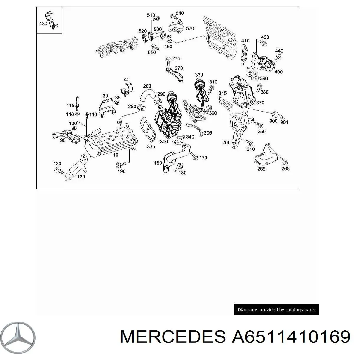  Válvula (actuador) de aleta EGR para Mercedes Sprinter 907