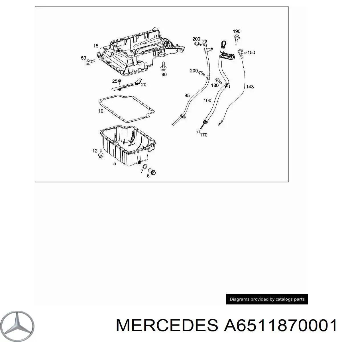 A6511870001 Mercedes 