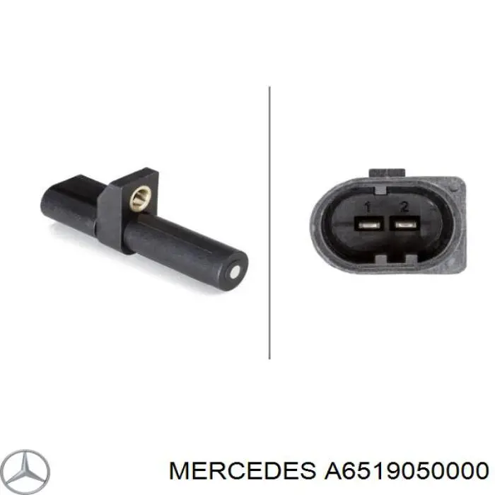 A6519050000 Mercedes sensor de posición del cigüeñal