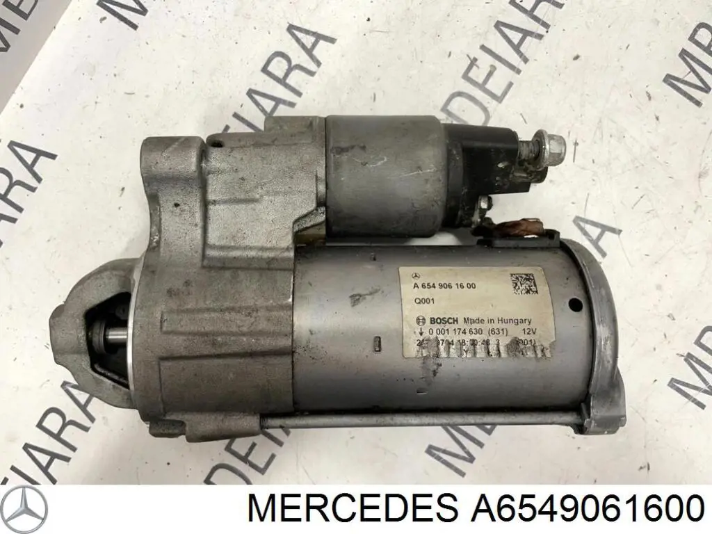 A6549061600 Mercedes motor de arranque