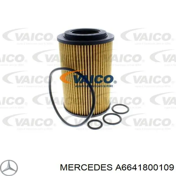 A6641800109 Mercedes filtro de aceite